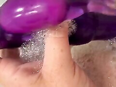 Chubby hot massage sex hd bdsm forced sex video fucking a dildo in the bath and sends it to her husbands bests friend, imagining it was him fucking