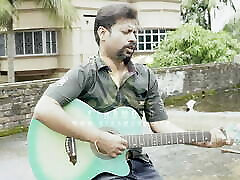 DESI hd hendi porn SINGING WITH GUITER IN ROOF OUTDOOR