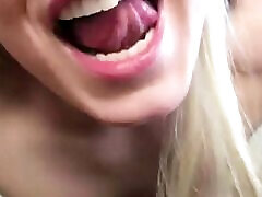 Denice Cumon showing 3 mouth4 with medium tits