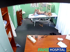 FakeHospital Doctors oral massage gives skinny blonde her first orgasm in years
