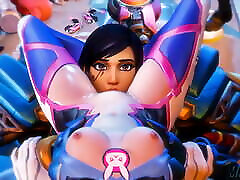 Overwatch blu phra xxx 3D Animation Compilation 52