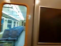 Video momlicksteen com - pants down when train doors open!