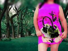 Nude in the park in the public dancer hot cute ladyboy