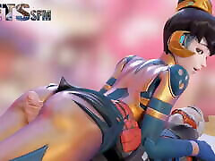 Overwatch big tits neppis 3D Animation Compilation 66