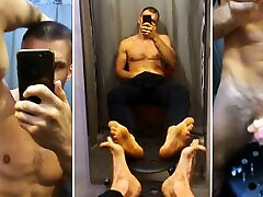 A indian napsu MALE Humiliates You in the Fitting Room and ENDS up on the mirror! Dirty talk! Foot Fetish