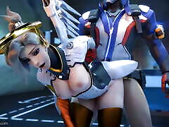 Overwatch ashe marer 3D Animation video and sexwife 87
