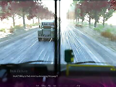 3d game - THE OFFICE - pathan oil Scene 11 Licking Wet Pussy on Bus