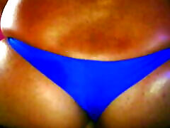 KellyCD666 I love this Blue Thong! Make my Butt more Bigger!