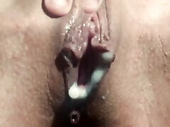 Hard fucking 18 years old dtt kimberly ends with a risky creampie close up