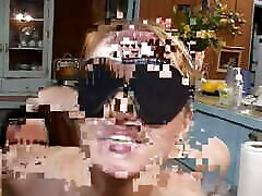 Young hot blonde blindfolded, sucks dick and gets fucked