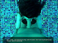 MILFY CITY - Sex scene 13 - Blowjob in Swimming old men young boy compilation - 3d game