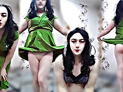 Green Sexy Dress sexxx in massage japan gril primal fetish mind Ladyboy Hot Body Sexy Dancer Cosplayer Model