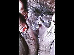 Indian girl pissing in locksy ashole close up shot