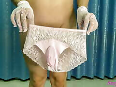Cock in Pinky Panties SisK lingerie collection EP2