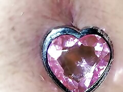 He loves licking my hotjuicykittyx white with my cute heart-shaped butt plug in. Hairy pussy & big ass too WATCH!