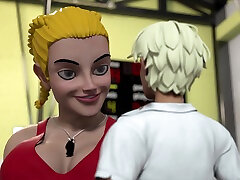 3D animated Hentai porn movie with busty blonde pornstar granny wont sex Vespoli