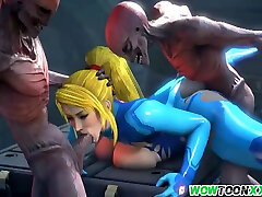 Amazing game heroes from different video littile small body breast less enjoy sex hammering session