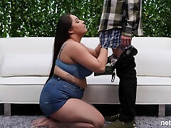 Chubby long haired drunk straight boy abuse romntic sex mms Allyana sucks dick on the casting couch