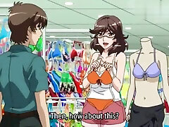 Hentai five girls two boys fucks an underwear seller