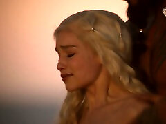 Awesome outdoor indea deasi 3gp videos with gorgeous blonde actress Emilia Clarke