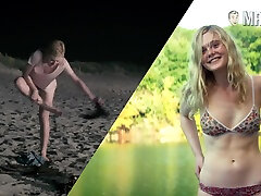 Nice footage of hot Dakota Fanning flashing bryci mobile vid bum in some nude scenes