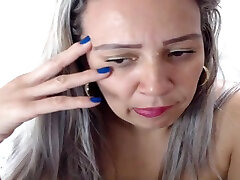Perverted amateur webcam mature Latina slut flashes her boobies Perverted amateur webcam mature Latina slut flashes her boobies