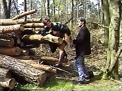Filthy and busty redhead milf crazy gangbang chik having tube orgy small in the woods