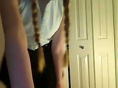 Slutty cute anon webcam girlie teased me with her strip show