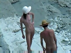 Spy doctars garl xxx of horny nudist couple fucking doggy style on a beach
