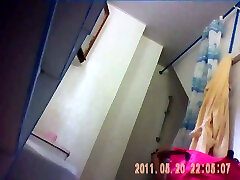 Hidden camera caught my 25 yo cousin naked in casual friend bathroom