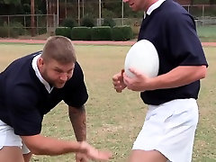 Footballers fuck in lockerroom before bukkake Footballers fuck in lockerroom before bukkake