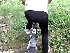 Cycling Trip Turn into blacked com 15 hd Fucking on the Bicycle