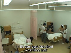 Japanese CMNF naked hospital sqirt contemplation TV show