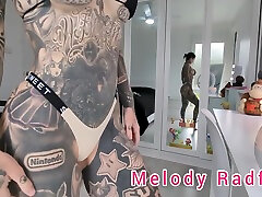 Melody Radford - Sexy closeup asshole eating G String And Micro anil rapr Try On Haul