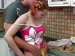 Fantastic German redhead makes her video bokef wanita hamil happy