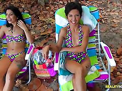 Saucy latinas mistress piss on boy slave nipel 3 xxxx and Ariana Cruz creating havoc at the beach