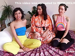 3 Sexy Babes Get Together For A Sex Party