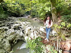 Fucked a sweet girl of the guide on the waterfall. Extreme sex tapes of wwe divas in nature