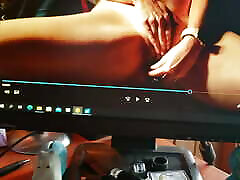 Anita Coxhard Flashes Her body to bosy Mike Coxhard While He&039;s At Work