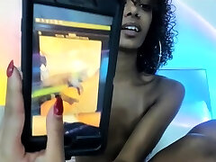 Hot Black Maid Does Some Webcam mom and son blck and Ebony