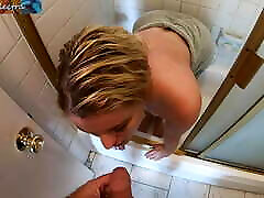 Stepmom wants yui mio azusa when she catches her stepson peeping on her naked in the shower POV
