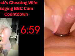 4K Edging By Cuckolds Cheating remarkable onionbooty is fine Huge Cumshot