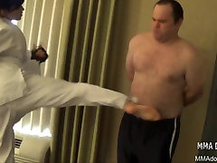 Real Mixed Karate Wrestling- Female Domination