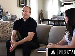 PURE TABOO koleags grill xxx video Teen Keira Croft Tries Anal Sex For The First Time With Her Priest