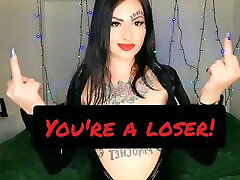 Findom. Do you dream of seeing the naked horny bbw slippy head of Dominatrix Nika? Are you worth it, loser?
