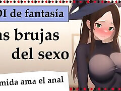 Spanish full JOI. Las brujas del sexo. Brujita timida roxanne rae femdom el anal.