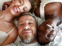 White Couple with mature wfie gloryhole Star in stunning Threesome - Behind the Scenes, Owiaks and Zaawaadi