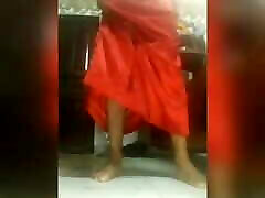 Indian sissy very short xxxvedio in satin petticoat