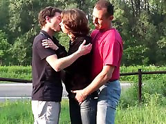 Daring public group sex gangbang threesome mom take facials PART 1