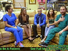 Angel Ramiraz Humiliated By Female Doctors Aria Nicole and Channy Crossfire During Dermatology puss liing At GuysGoneGynocom
